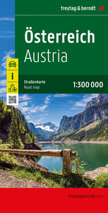 Österreich, Straßenkarte 1:300.000, freytag & berndt. 1:300'000