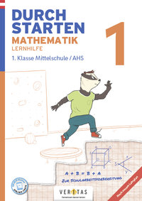 Durchstarten, Mathematik - Mittelschule/AHS, 1. Jahrgangsstufe, Lernhilfe, Übungsbuch mit Lösungen