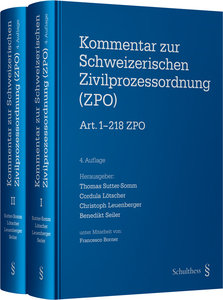 Kommentar zur Schweizerischen Zivilprozessordnung (ZPO)