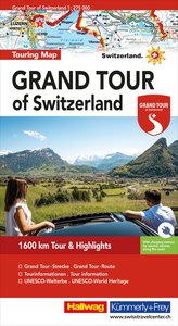 Hallwag Strassenkarte Grand Tour of Switzerland 1:275.000. 1:275'000
