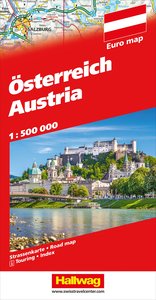 Hallwag Strassenkarte Österreich 1:500.000. 1:500'000