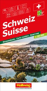 Hallwag Strassenkarte Schweiz 1:303.000. 1:303'000