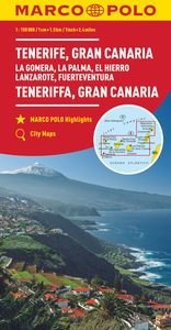 MARCO POLO Karte Teneriffa, Gran Canaria 1:150 000. 1:150'000