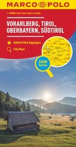 MARCO POLO Regionalkarte Österreich 03 Vorarlberg, Tirol 1:200.000. 1:200'000