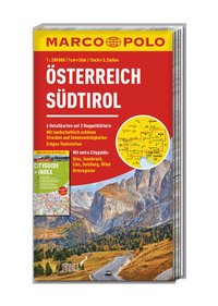 MARCO POLO Regionalkarte Österreich, Südtirol 1:200.000. 1:200'000