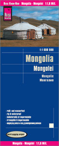 Reise Know-How Landkarte Mongolei (1:1.600.000). 1:1'600'000