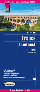 Reise Know-How Landkarte Frankreich / France (1:1.000.000). 1:1'000'000
