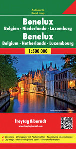 Benelux, Autokarte 1:500.000. 1:500'000
