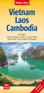 Nelles Map Landkarte Vietnam - Laos - Cambodia. 1:1'500'000